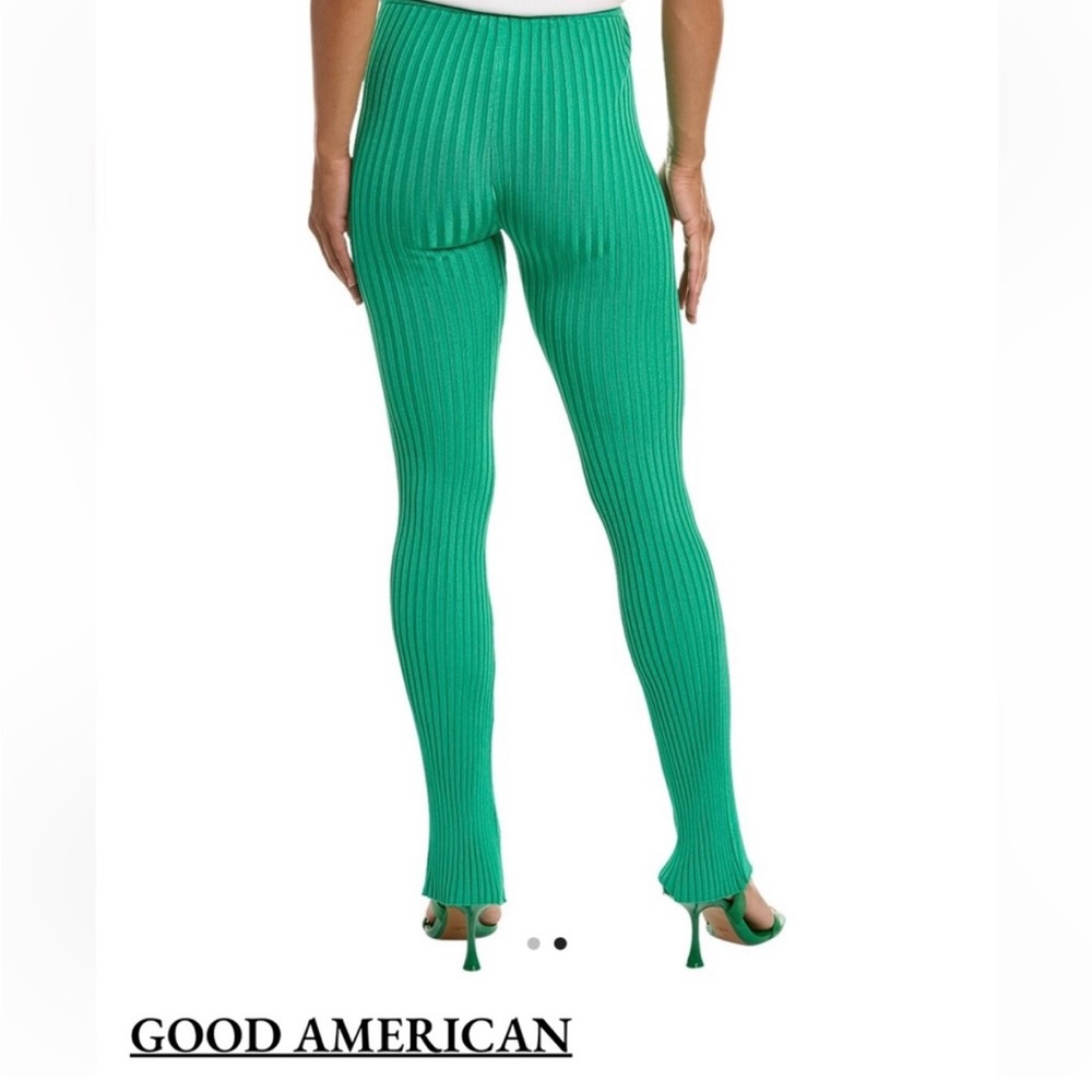 good American Kelly green leggings pants jeans 1 / 2 XS nwt